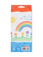 Карандаши Calligrata, цветные, двусторонние, 24 цвета, 12 шт., трёхгранные, деревянные - Фото 14