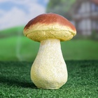 Садовая фигура из полистоуна «Гриб белый один малый», 17×12×12 см - Фото 4