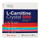 Liquid & Liquid L-Carnitine Crystal 5000 Красная ягода 20x25 ml - Фото 3