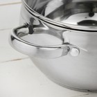 Кастрюля со стеклянной крышкой «Гиперион» 20 см - Фото 3