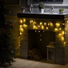 УЦЕНКА Гирлянда «Бахрома» 1.8×0.5 м, IP20, тёмная нить, 48 LED, 8 режимов, 220 В, свечение тёплое белое - Фото 7