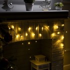 УЦЕНКА Гирлянда «Бахрома» 1.8×0.5 м, IP20, тёмная нить, 48 LED, 8 режимов, 220 В, свечение тёплое белое - Фото 8