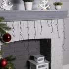УЦЕНКА Гирлянда «Бахрома» 1.8×0.5 м, IP20, тёмная нить, 48 LED, 8 режимов, 220 В, свечение тёплое белое - Фото 9