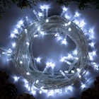 УЦЕНКА Гирлянда «Нить», 10 м, IP20, 100 LED, 220 В, 8 режимов, прозрачная нить, свечение белое 4096581 - фото 3620404