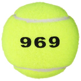 Мяч для большого тенниса ONLYTOP № 969, тренировочный, цвета МИКС