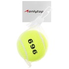 Мяч для большого тенниса ONLYTOP № 969, тренировочный, цвета МИКС - фото 8434909