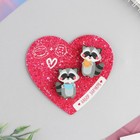 Значок деревянный «Енотики» парные, 2 шт., 9,5 х 8,7 см - Фото 2