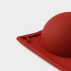 Форма для выпечки Доляна «Полусфера», силикон, 29.5×17 см, 5 ячеек, d=8 см, МИКС - Фото 4