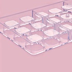 Форма для конфет и шоколада KONFINETTA «Куб», пластик, 27.5×13.5×3 см, 21 ячейка (2.5×2.5 см), прозрачная 3823578