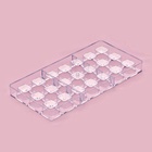 Форма для конфет и шоколада KONFINETTA «Куб», пластик, 27.5×13.5×3 см, 21 ячейка (2.5×2.5 см), прозрачная - Фото 5