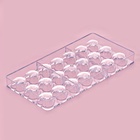 Форма для конфет и шоколада KONFINETTA «Сердца», пластик, 27.5×13.5 см, 21 ячейка (2×3 см), прозрачный - Фото 4