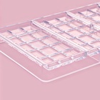 Форма для шоколада KONFINETTA «Плитка», 27×13.5×2.5 см, 4 ячейки, прозрачная - Фото 3