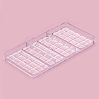 Форма для шоколада KONFINETTA «Плитка», 27×13.5×2.5 см, 4 ячейки, пластик, прозрачная - Фото 5