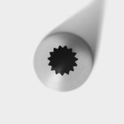 Насадка кондитерская KONFINETTA «Французская звезда», d=3 см, выход d=1 см, нержавеющая сталь - фото 8434974