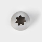 Насадка кондитерская KONFINETTA «Открытая звезда», d=3 см, выход 1 см, нержавеющая сталь - фото 4261972