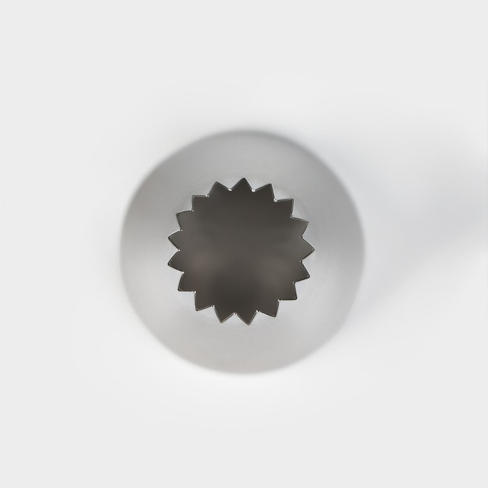 Насадка кондитерская KONFINETTA «Французская звезда», d=3,4 см, выход d=1,5 см, нержавеющая сталь - фото 1908426866