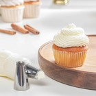 Насадка кондитерская KONFINETTA «Французская звезда», d=3.4 см, выход d=1.5 см, нержавеющая сталь - Фото 4