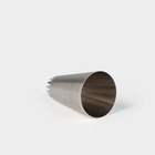 Насадка кондитерская KONFINETTA «Французская звезда», d=3.4 см, выход d=1.5 см, нержавеющая сталь - Фото 3