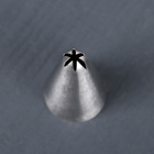 Насадка кондитерская «Закрытая звезда», d=3 см, выход 0,2 см, нержавеющая сталь - Фото 4