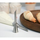 Насадка кондитерская для начинки KONFINETTA «Эклер», d=1.7 см, выход d=0.7 см, нержавеющая сталь - Фото 5