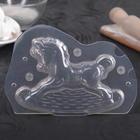 Молд «Лошадка», 14×4 см, цвет прозрачный - Фото 1