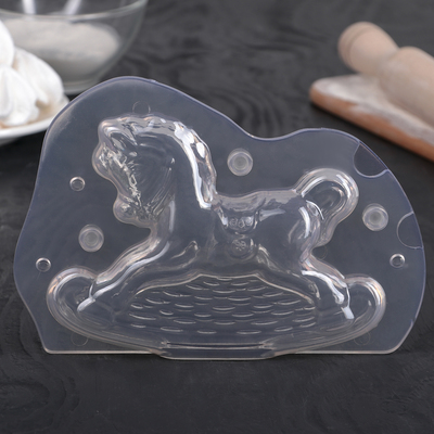 Молд «Лошадка», 14×4 см, цвет прозрачный