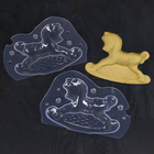 Молд «Лошадка», 14×4 см, цвет прозрачный - Фото 3