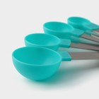 Набор мерных ложек Доляна Pesto, 4 шт.: 15 мл, 7.5 мл, 5 мл, 2.5 мл, МИКС - Фото 7