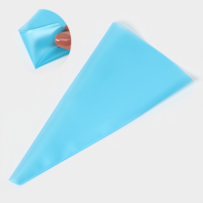 Кондитерский мешок Доляна «Синева», 30×16 см, цвет голубой - Фото 1