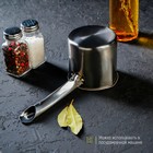 Ковш «Базис», 450 мл, d=10 см, с мерной шкалой, металлическая ручка, нержавеющая сталь - Фото 3