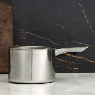 Ковш «Базис», 950 мл, d=14 см, с мерной шкалой, нержавеющая сталь