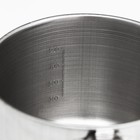 Ковш «Базис», 950 мл, d=14 см, с мерной шкалой, нержавеющая сталь - Фото 3