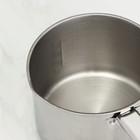 Ковш «Базис», 950 мл, d=14 см, с мерной шкалой, нержавеющая сталь - Фото 4