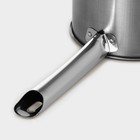 Ковш «Базис», 1.2 л, d=16 см, с мерной шкалой, металлическая ручка, нержавеющая сталь - Фото 3