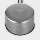 Ковш «Базис», 1.2 л, d=16 см, с мерной шкалой, металлическая ручка, нержавеющая сталь - Фото 6