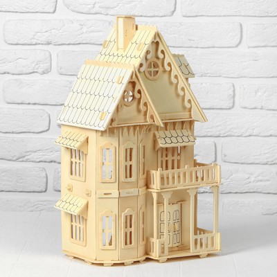 Кукольный дом «Дом мечты» этаж: 15 см, фанера: 3 мм