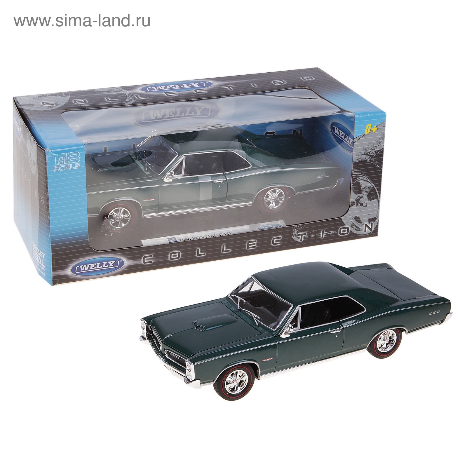 Модель машины Pontiac GTO, масштаб 1:18 (525038) - Купить по цене от 1  164.99 руб. | Интернет магазин SIMA-LAND.RU