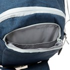 Рюкзак молодёжный Across AC18-ER 40 х 30 х 15 см, эргономичная спинка, синий - Фото 6