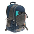Рюкзак молодёжный Across AC18-ER 40 х 30 х 15 см, эргономичная спинка, синий/голубой - Фото 2