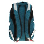 Рюкзак молодёжный Across AC18-ER 40 х 30 х 15 см, эргономичная спинка, синий/серый - Фото 4