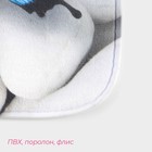 Коврики для ванной и туалета Доляна «Камни», 2 шт., 40×50 см, 50×80 см, белые - Фото 2