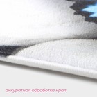 Коврики для ванной и туалета Доляна «Камни», 2 шт., 40×50 см, 50×80 см, белые - Фото 3