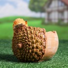 Фигурное кашпо "Желудь с белкой" 15х12см 3973413