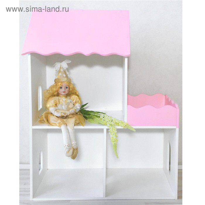 Кукольный домик «Домик», розовый, размеры: 60 × 30 × 80 см - Фото 1