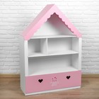 Кукольный домик "С полочками" розовый, 90 × 130 × 30 см, полка: 18,5 см - Фото 1