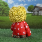 Садовая фигура из полистоуна «Домовой с котом», 39×26×28 см - Фото 12