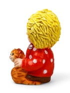 Садовая фигура из полистоуна «Домовой с котом», 39×26×28 см - Фото 7