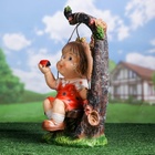 Садовая фигура из полистоуна «Девочка на качелях», 48 см - Фото 3