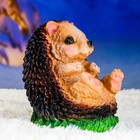 Садовая фигура "Еж сидит" 22см - Фото 4