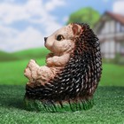Садовая фигура "Еж сидит" 22см - Фото 2